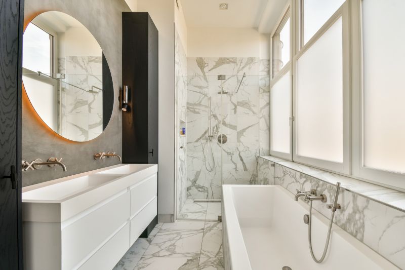 Floating Vanity with Double Sinks